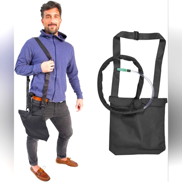 Urine Drainage Bag with Catheter Cover - Inspired Comforts - Picture 1 of 6